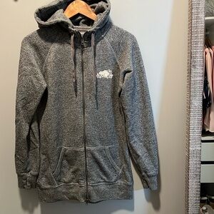 Roots long zip hoodie